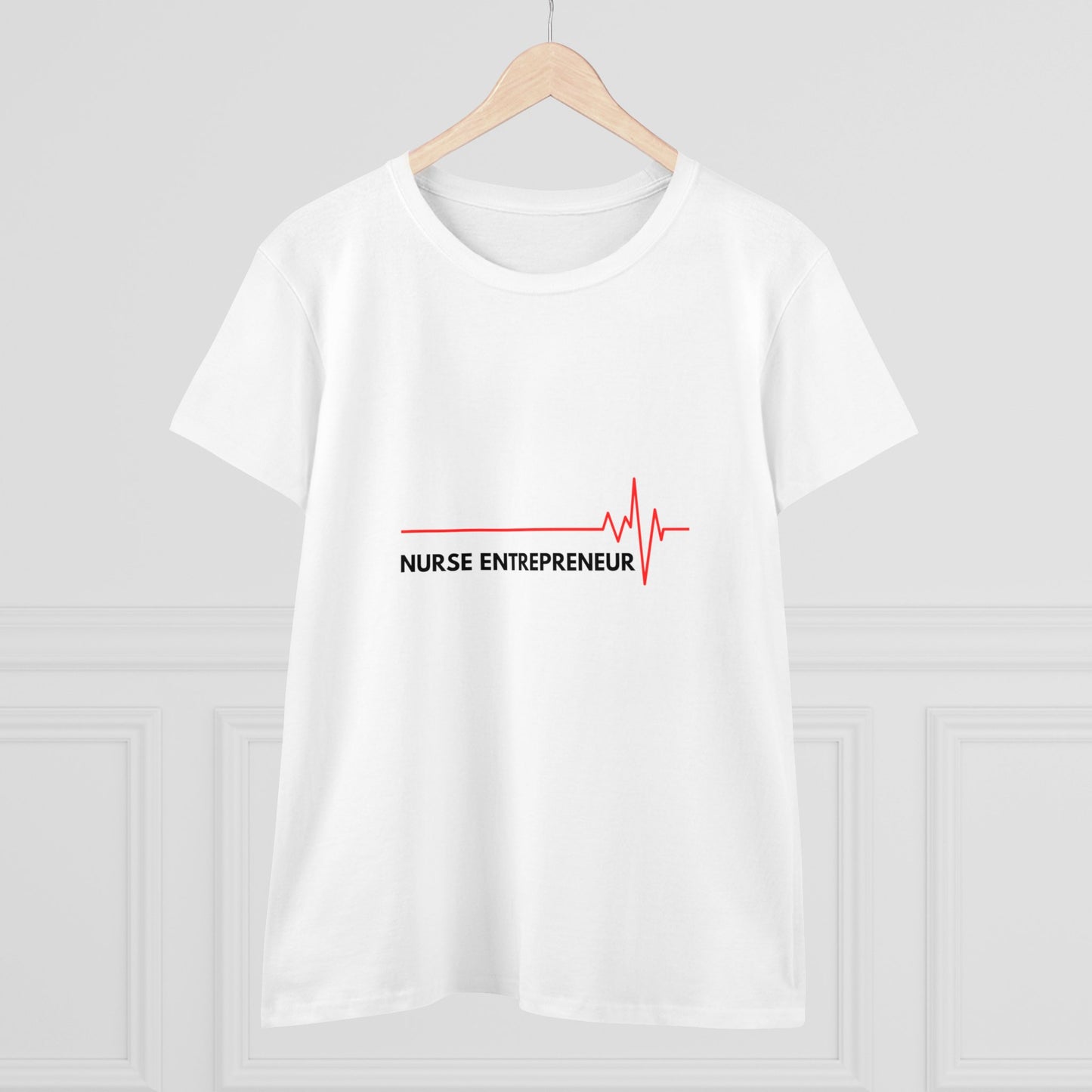 Nurse Entrepreneur EKG - Women's Tee (White)